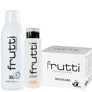 Frutti rozjaśniacz 500g+oxydant 6%1L+zmywacz farby 280ml