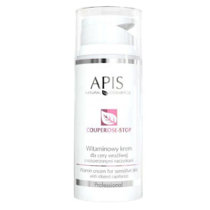 Apis witaminowy krem dla cery wrażliwej 100 ml Nowy Apis na dzień Wrażliwa