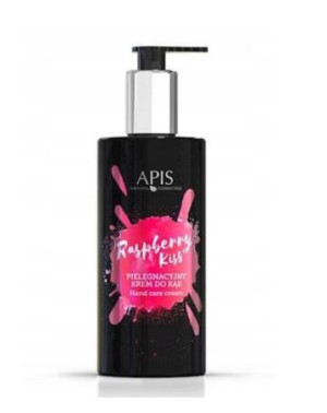 Apis pielęgnacyjny krem do rąk raspberry kiss 300m Nowy Apis butelka z pomp