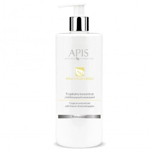 APIS Tropikalny koncentrat z liofilizowanymi ananasami 500ml Nowy Apis krem