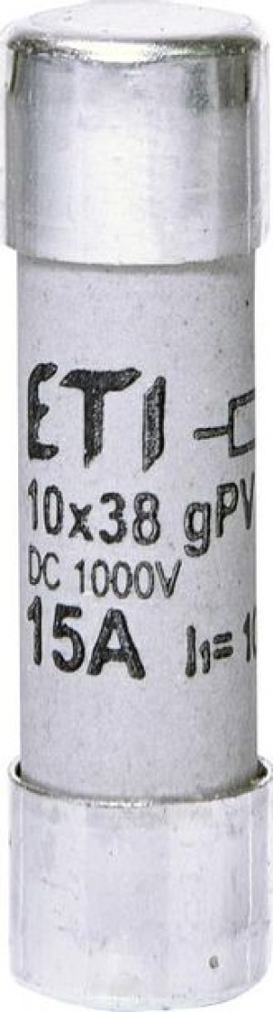 Wkładka cylindryczna 10x38 25A 1000V FOTOWOLTAIKA