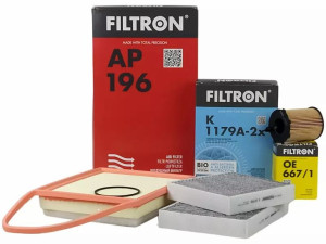 Filtron Zestaw Filtrów Peugeot 208 1.4 1.6 Hdi