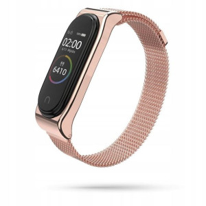 Opaska Mi Band 3 / 4 Tech-Protect Milanese Różowa