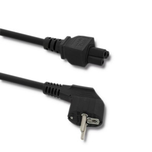 50548 Qoltec Kabel zasilający koniczynka 3pin S03/ST1 1.4m