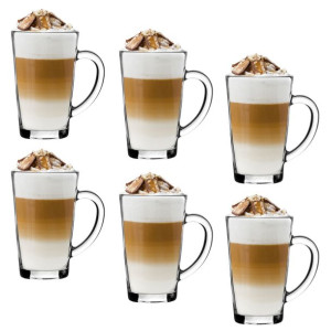 Szklanki do kawy Latte Macchiato 320 ml 6 sztuk