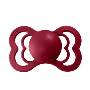 BIBS SUPREME S RUBY Smoczek Uspokajający kauczuk Hevea 0-6 m-c