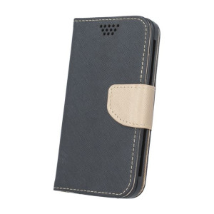 Etui Smart Universal Fancy Silicon 5,5" 87x159 czarno-złoty