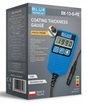Miernik grubości lakieru czujnik tester DX-13-S-FE