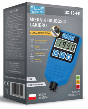 Miernik grubości lakieru czujnik tester DX-13-FE