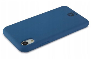 LEO Soft Silicone BLUE etui silikon do iPhone XR