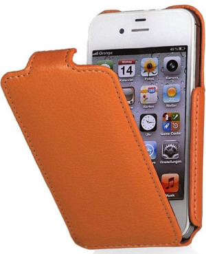 etui Skóra Pomarańczowe iPhone 4 / 4s - STILGUT