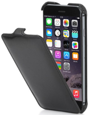 etui Skóra Czarne iPhone 6s Plus - STILGUT