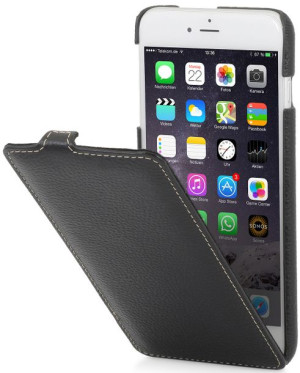 etui Skóra Czarne iPhone 6s Plus - STILGUT