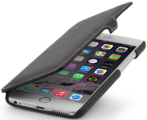 etui Skóra Czarne iPhone 6s Plus - STILGUT