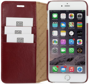 etui Skóra Czerwone iPhone 6s Plus - STILGUT