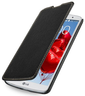 etui Skóra Czarne LG G Pro 2 - STILGUT