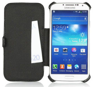 etui Skóra Czarne Samsung Galaxy S4 - STILGUT