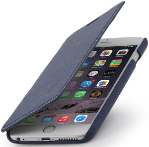 etui Skóra Niebieskie iPhone 6s Plus - STILGUT
