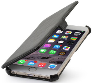 etui Skóra Czarne iPhone 6s Plus - STILGUT
