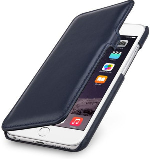 etui Skóra Niebieskie iPhone 6s Plus - STILGUT