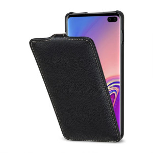 etui Skóra Czarne futerał Galaxy S10 Plus - STILGUT