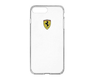 FERRARI Bumber etui do Appple iPhone 7+ / 8 Plus - TRANSPARENT
