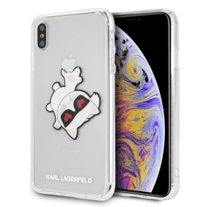 KARL Choupette Fun etui do iPhone XS Max - CLEAR