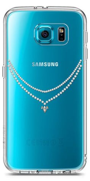 RINGKE Noble etui do Samsung Galaxy S6 Edge G925 - CRYSTAL NECKLACE