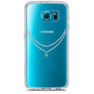 RINGKE Fusion Noble etui Samsung Galaxy S6 G920 - CRYSTAL NECKLACE