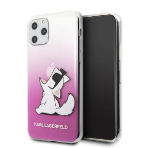 KARL LAGERFELD Gradient etui do iPhone 11 Pro - PINK