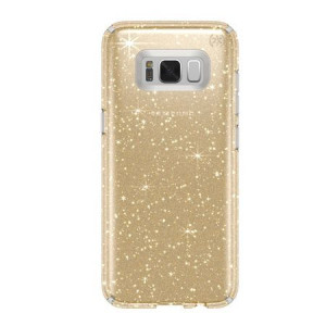 Speck Presidio Clear Glitter Samsung S8+ G955 Gold