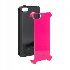 XQISIT Rugged Case Etui do IPhone 5 / 5s / SE - BLACK PINK