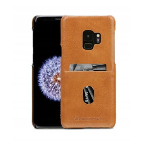 DBRAMANTE1928 Tune Etui skórzane do Samsung Galaxy S9 - TAN