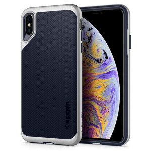 SPIGEN Neo Hybrid etui do Apple iPhone XS MAX - SILVER