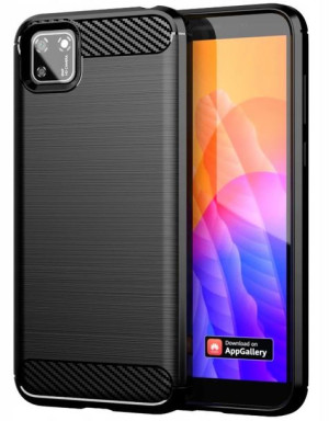 TECH-PROTECT TPUCarbon etui do Huawei Y5P - BLACK