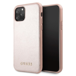 GUESS HARD CASE IRIDESCENT Etui do Apple iPhone 11 Pro - Rose Gold