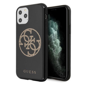 Guess Hard Case 4g Circle Logo Etui Do Apple Iphone 11 Pro - Black