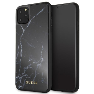 Guess Hard Case Marble Etui Do Iphone 11 Pro - Black