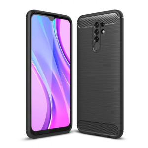 Tech-protect Tpucarbon Etui Do Xiaomi Redmi 9 - Black