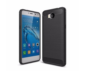 TECH-PROTECT TPUCarbon etui do Huawei Y6 2017 - BLACK