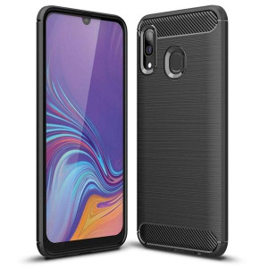 TECH-PROTECT TPUCarbon etui do Samsung Galaxy A41 A415 - BLACK