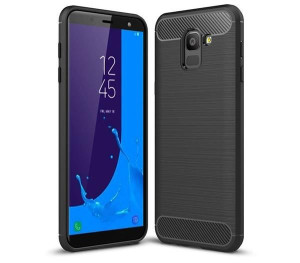Tech-protect Tpucarbon Etui Do Samsung Galaxy J6 2018 J600 - Black