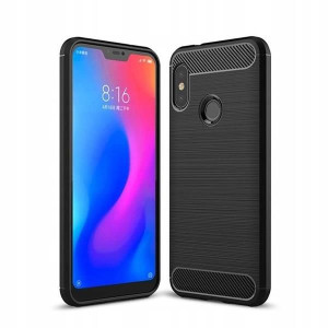 Tech-protect Tpucarbon Etui Do Xiaomi Mi A2 Lite - Black
