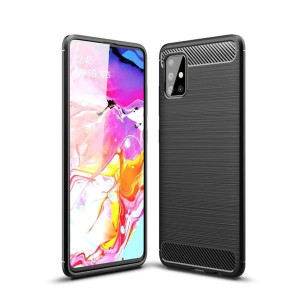 Tech-protect Tpucarbon Etui Do Samsung Galaxy A71 A715 - Black