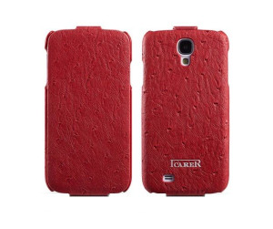 ICARER ULTRA THIN FLIP Etui do Samsung Galaxy S IV I9500 - RED
