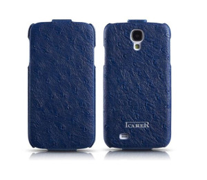 ICARER Luxury Series Etui do Samsung Galaxy S IV I9500 - BLUE