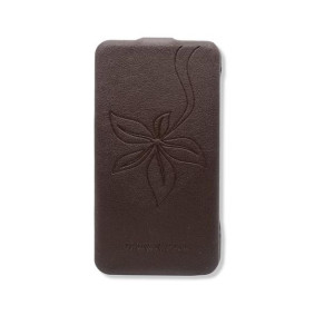 ICARER FLOWER Etui do Apple iPhone 5/5S - BROWN