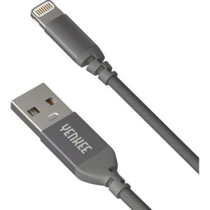 Kabel Lightning Yenkee 1.0m - Grey