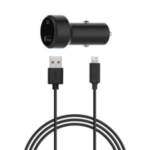 Ładowarka Samochodowa Xqisit Lightning - Black