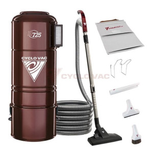 Odkurzacz centralny H725 QUARTZ + zestaw MODERN 7,5m